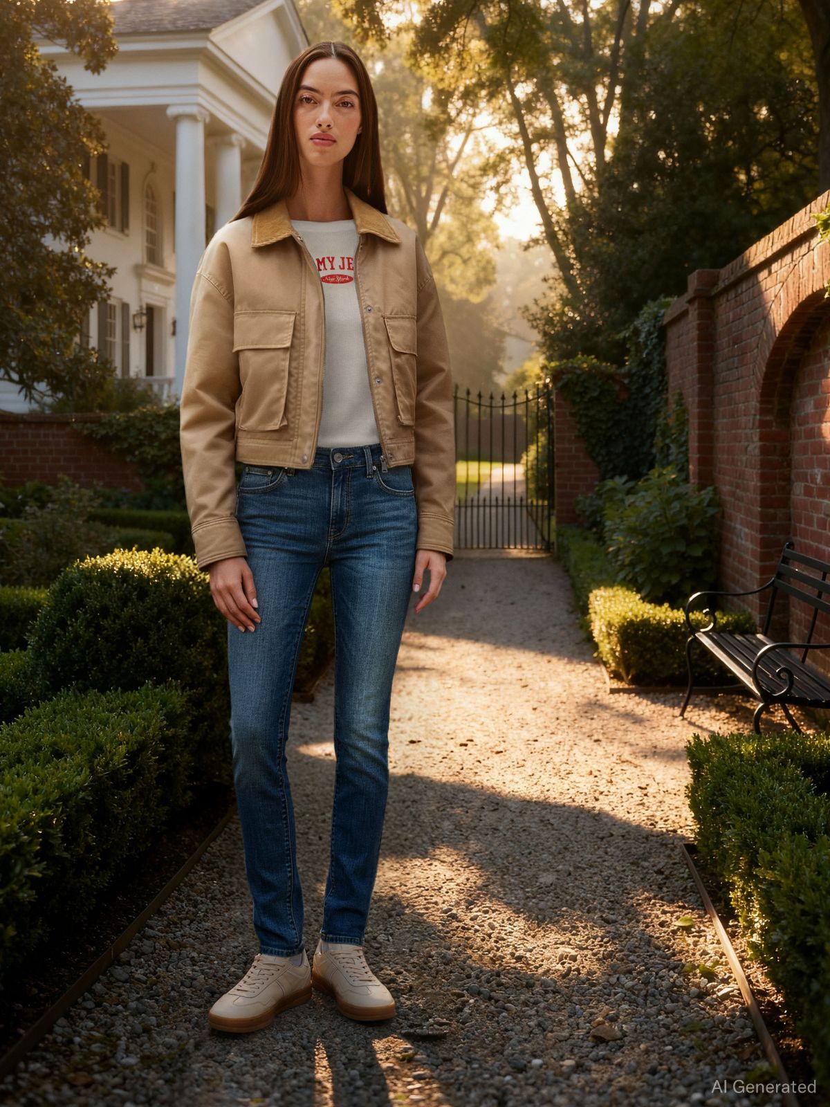 Sophie Low Rise Skinny Jeans — Blue