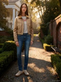 Sophie Low Rise Skinny Jeans — Blue 8