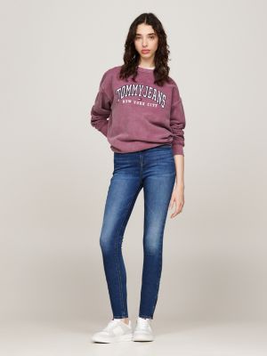 Nora Zip Hem Skinny Jeans | Blue | Tommy Hilfiger