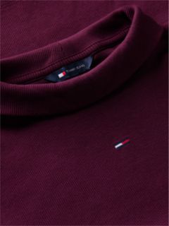 Slim Mock Neck Long Sleeve T-Shirt — Purple 6