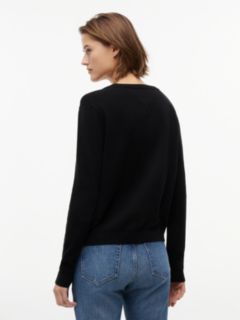 Flag Embroidery V-Neck Jumper — Black 4