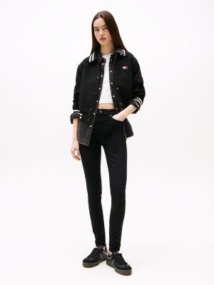 jean skinny nora taille mi-haute denim pour femmes tommy jeans