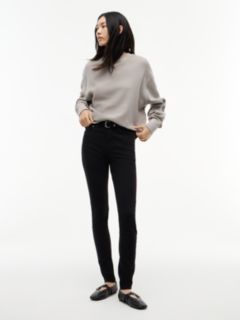 Sylvia High Rise Skinny Jeans — Black 2