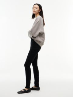 Sylvia High Rise Skinny Jeans — Black 3