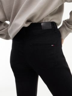 Sylvia High Rise Skinny Jeans — Black 5
