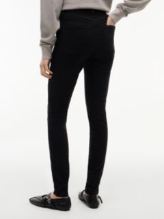 Sylvia High Rise Skinny Jeans — Black 6