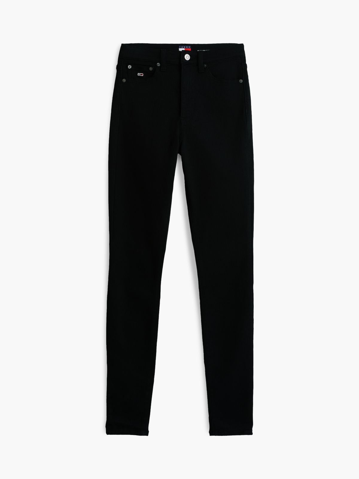 Sylvia High Rise Skinny Jeans — Black
