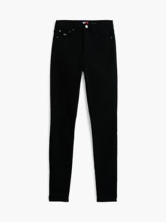 Sylvia High Rise Skinny Jeans — Black 8