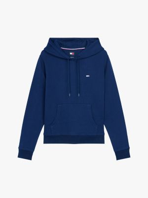 blue flag patch hoody for women tommy jeans