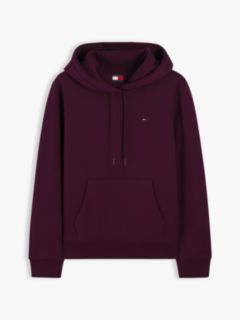 Flag Embroidery Fleece Drawstring Hoody — Purple 5