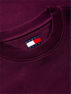 Flag Embroidery Brushed Fleece Sweatshirt — Purple 6