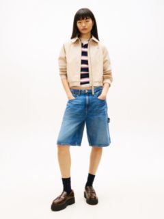 Tommy Badge Water Repellent Twill Jacket — Beige 3