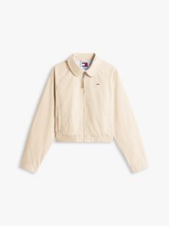 Tommy Badge Water Repellent Twill Jacket — Beige 5