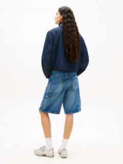 Logo Collar Water Repellent Jacket — Blue 5