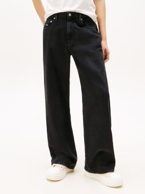 denim mia mid rise relaxed straight jeans for women tommy jeans