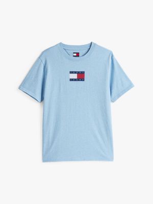 blue logo relaxed t-shirt for women tommy jeans