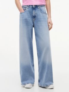 Charlie Mid Rise Loose Jeans — Blue 2