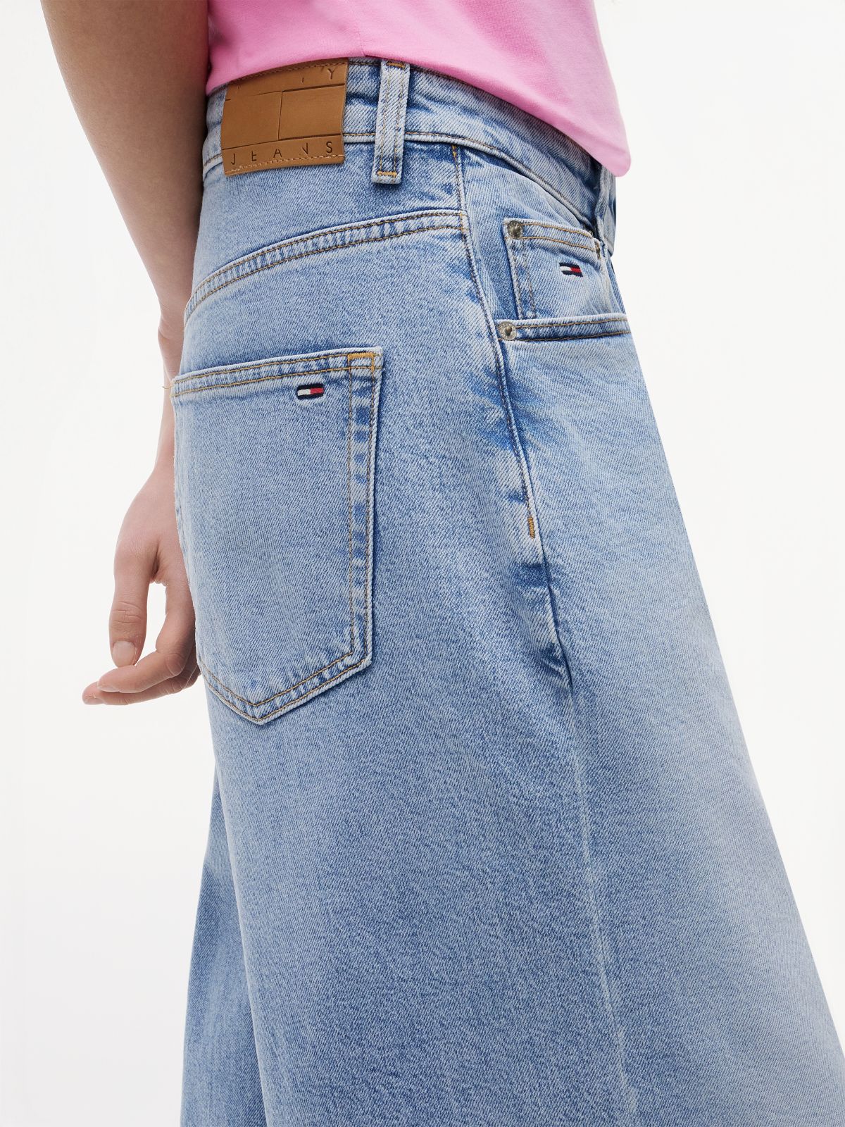 Charlie Mid Rise Loose Jeans — Blue