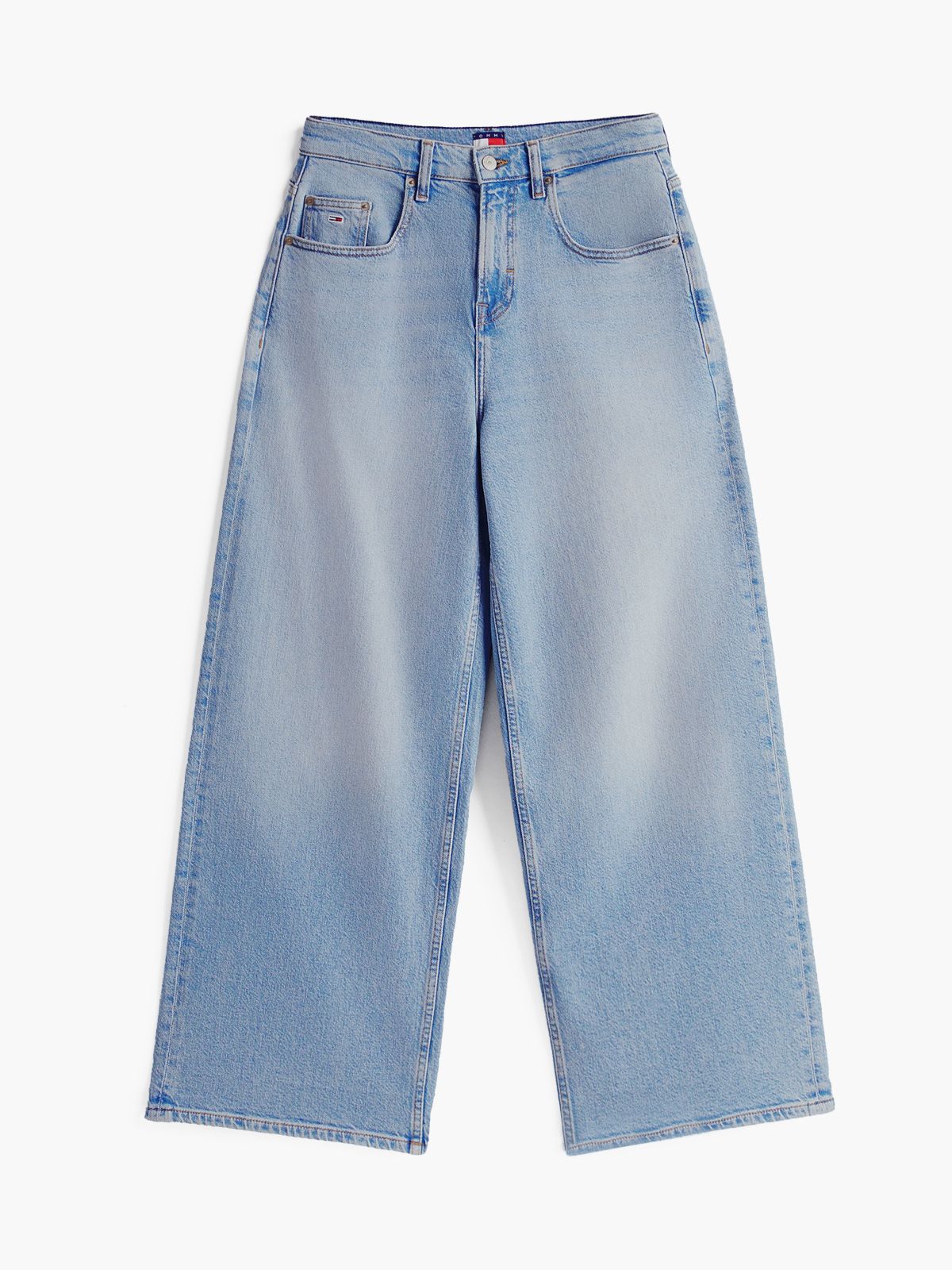 Charlie Mid Rise Loose Jeans — Blue