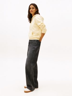 jeans claire relaxed fit a vita media denim da donne tommy jeans