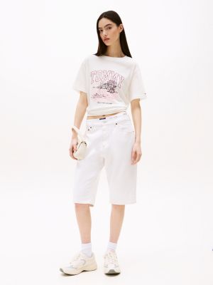 multi tropical graphic relaxed fit t-shirt for women tommy jeans