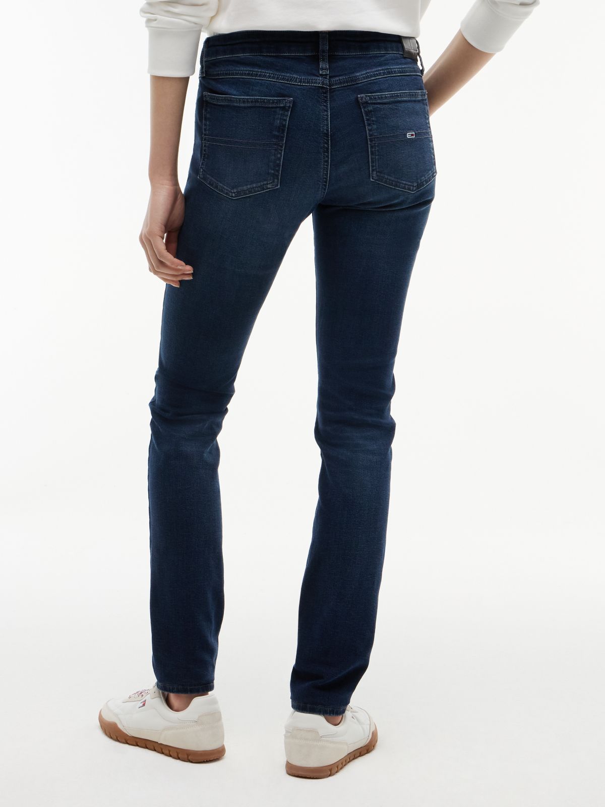 Sophie Low Rise Skinny Jeans — Blue