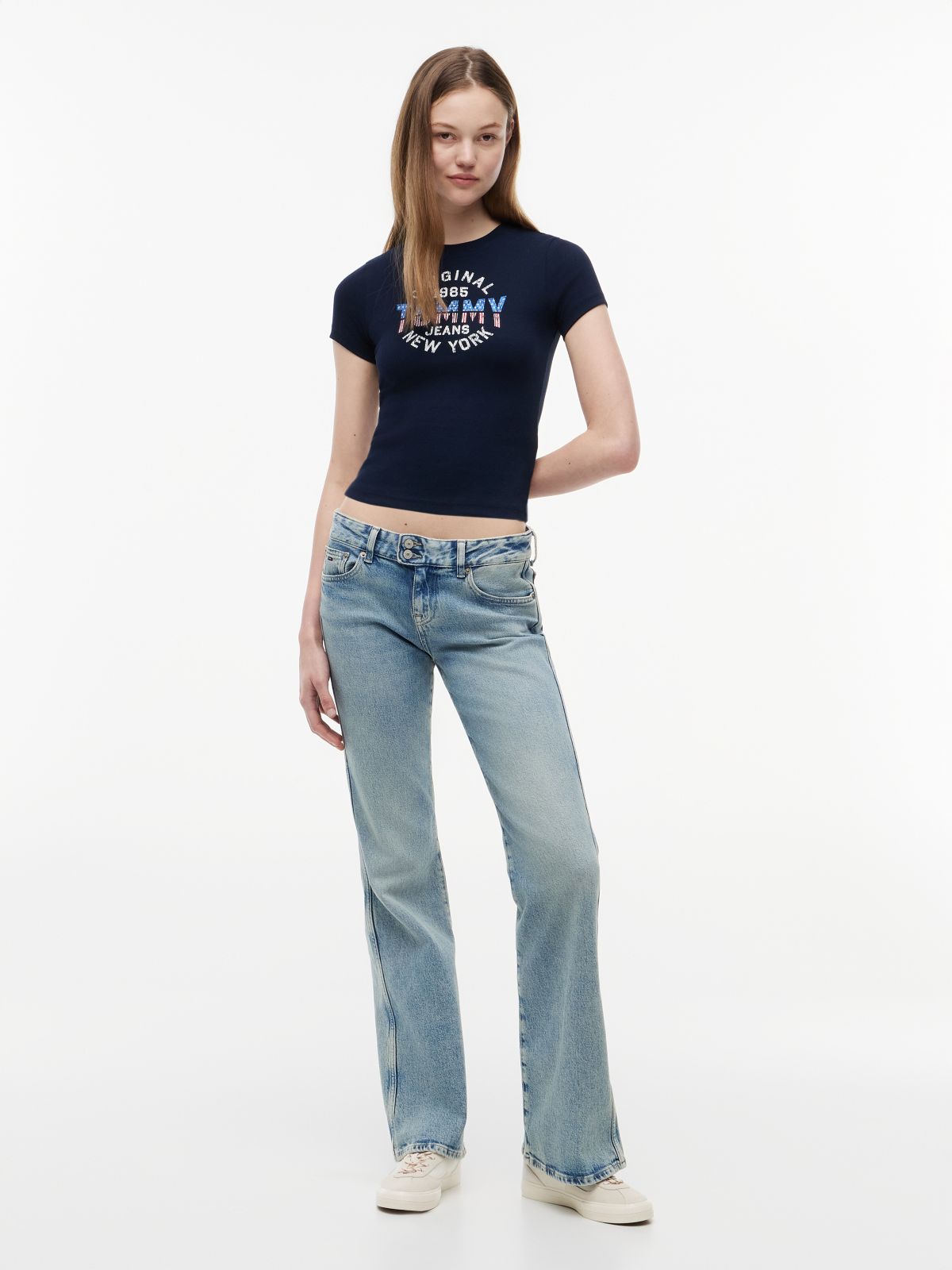 Logo Slim T-Shirt — Blue
