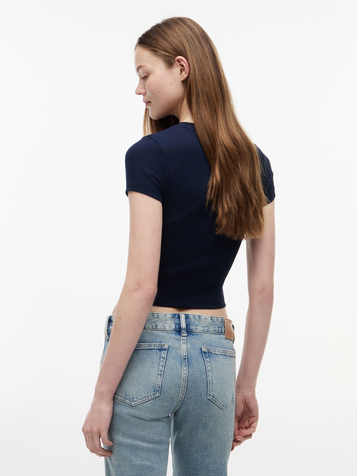Logo Slim T-Shirt — Blue