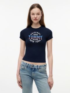 Logo Slim T-Shirt — Blue 1