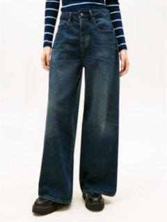Mid Rise Loose Wide Leg Jeans — Blue 2