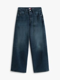 Mid Rise Loose Wide Leg Jeans — Blue 5