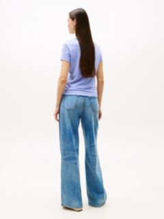 Logo Jersey Slim T-Shirt — Purple 4