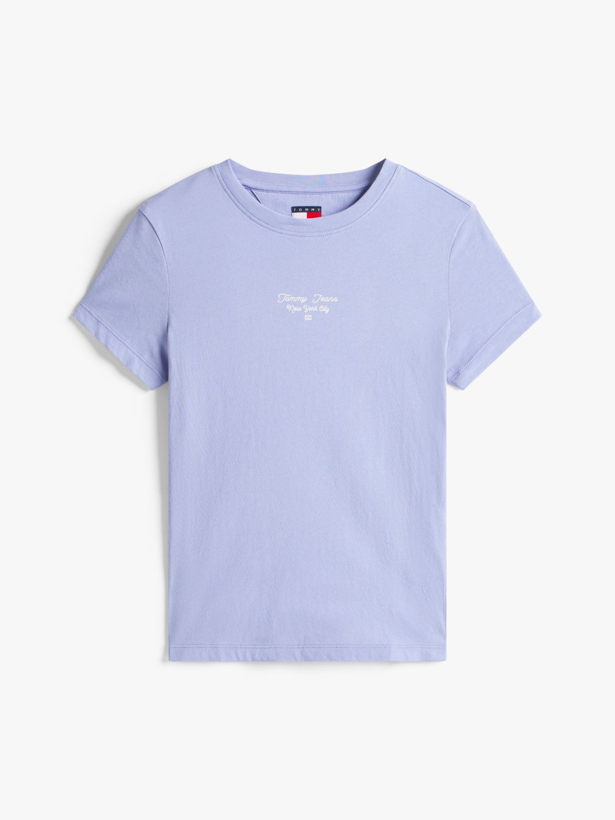 Logo Jersey Slim T-Shirt — Purple