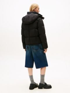 Down Hooded Alaska Puffer Jacket — Black 4