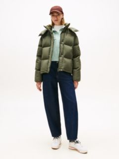 Down Hooded Alaska Puffer Jacket — Green 3