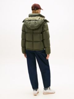Down Hooded Alaska Puffer Jacket — Green 4
