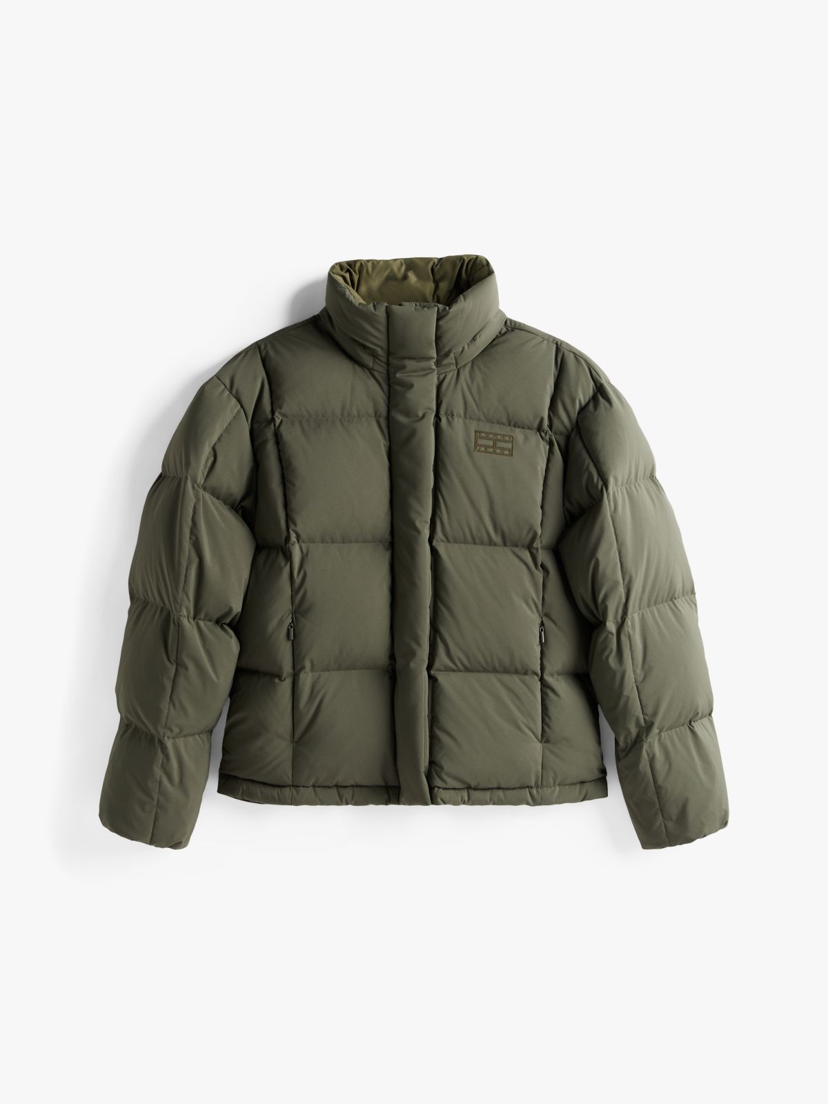 Down Hooded Alaska Puffer Jacket — Green