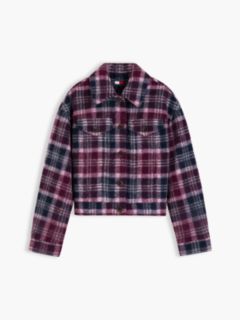 Wool Blend Trucker Jacket — Multi 5