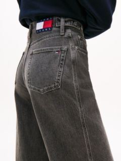 Claire High Rise Wide Leg Jeans — Grey 3