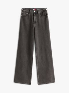 Claire High Rise Wide Leg Jeans — Grey 5