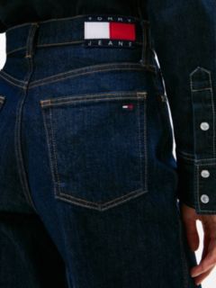 Claire High Rise Wide Leg Turn-Up Jeans — Blue 3