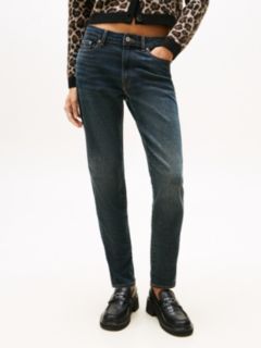 Mid Rise Slim Faded Jeans — Blue 2