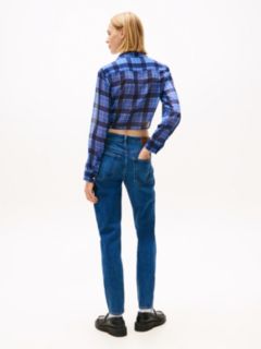 Mid Rise Slim Jeans — Blue 4