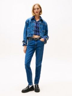 Mid Rise Slim Jeans — Blue 1