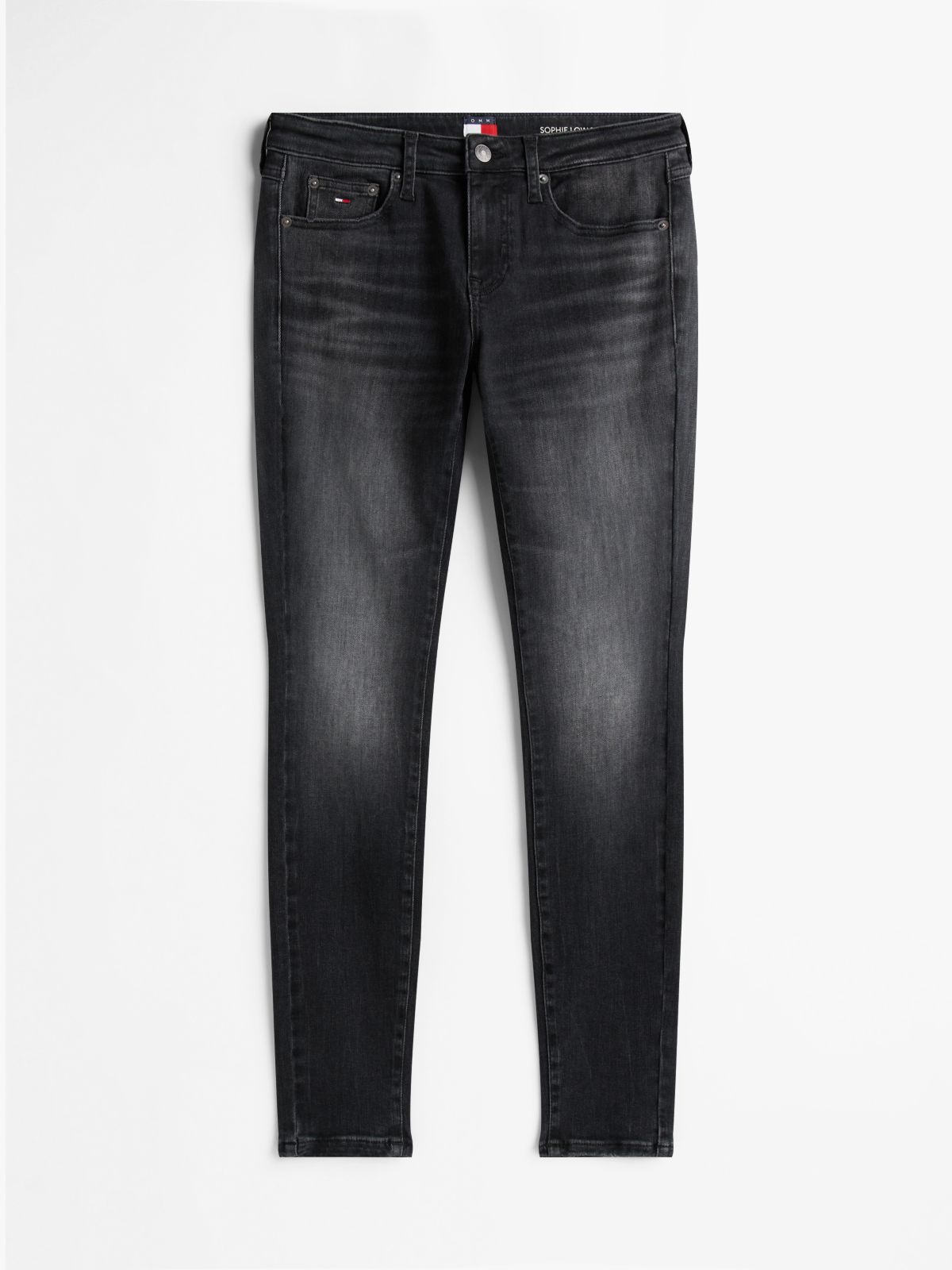 Low Rise Skinny Jeans — Black