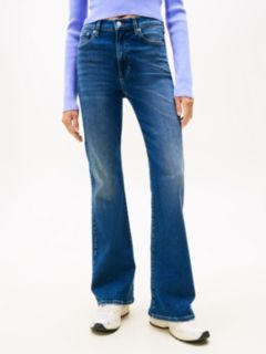 Sylvia High Rise Skinny Flared Jeans — Blue 2