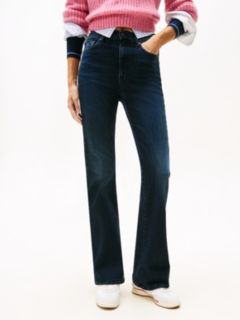 Sylvia High Rise Skinny Flared Jeans — Blue 2