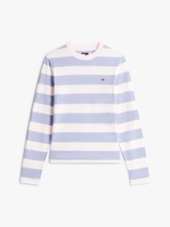 Flag Embroidery Jersey Long Sleeve T-Shirt — Purple 5