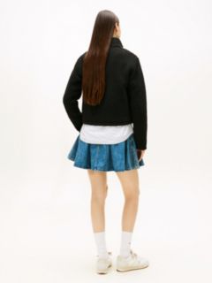 Teddy Fleece Zip-Thru Jacket — Black 4