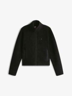Teddy Fleece Zip-Thru Jacket — Black 5
